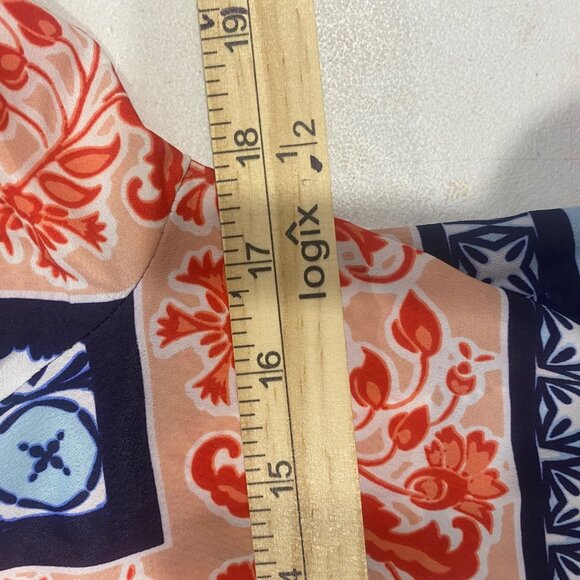 Eliza J Dress Womens Size 10 Bohemian Paisley Print Handkerchief Asymmetrical Co - Picture 14 of 16